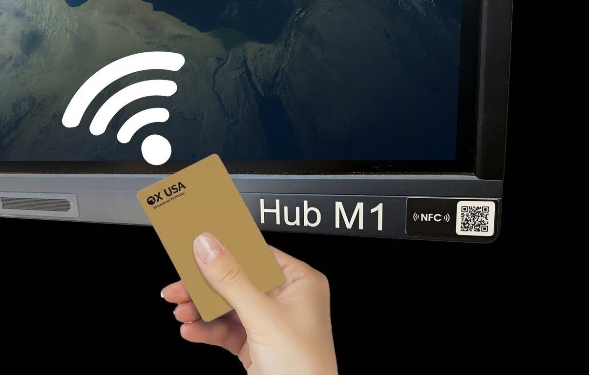 NFC Quick Access - Tap to connect with Hub M1